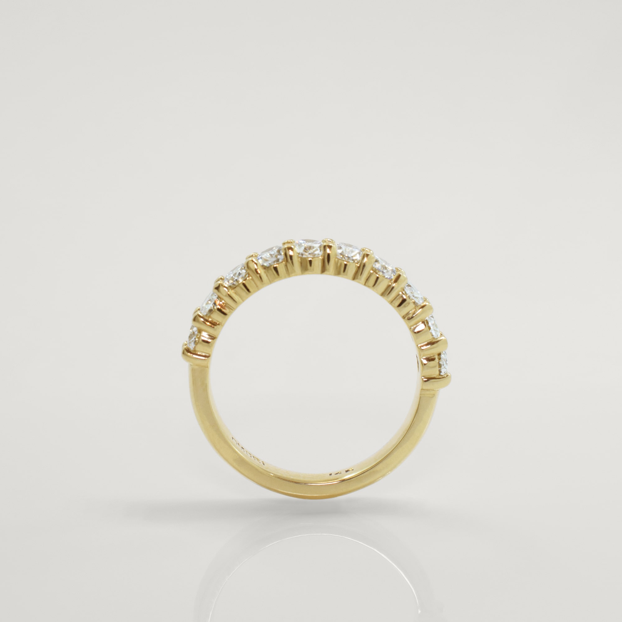 photo of the Classic 10-Stone Diamond Band from Omori Diamonds in Winnipeg, MB
