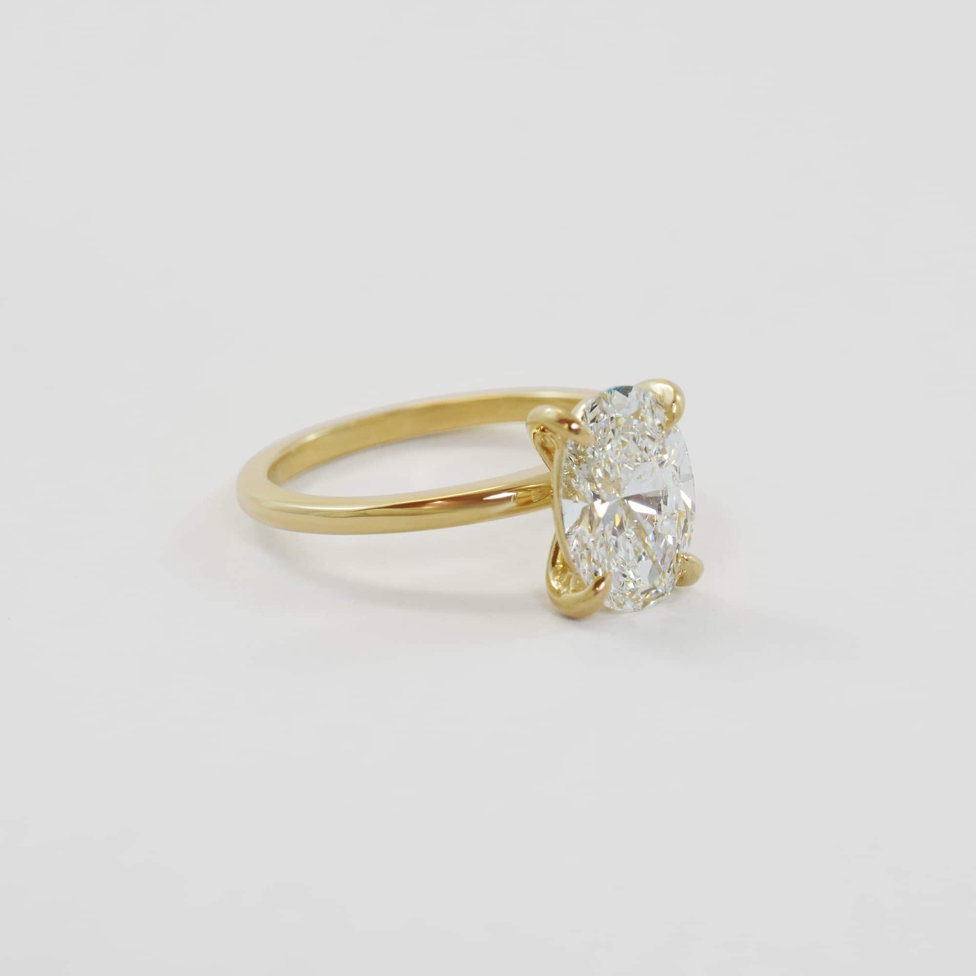 photo of the Omari Classic Solitaire Ring from Omari Diamonds in Winnipeg, MB