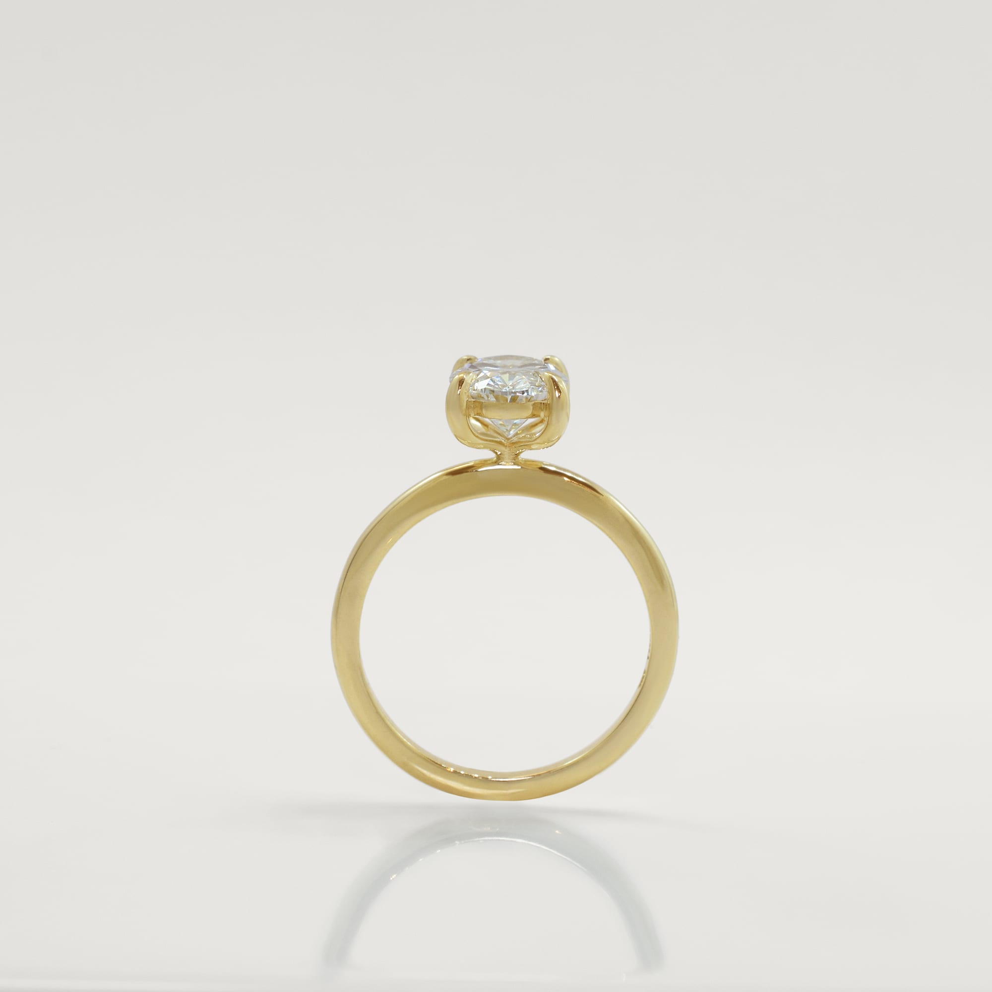 photo of the Omari Classic Solitaire Ring from Omari Diamonds in Winnipeg, MB